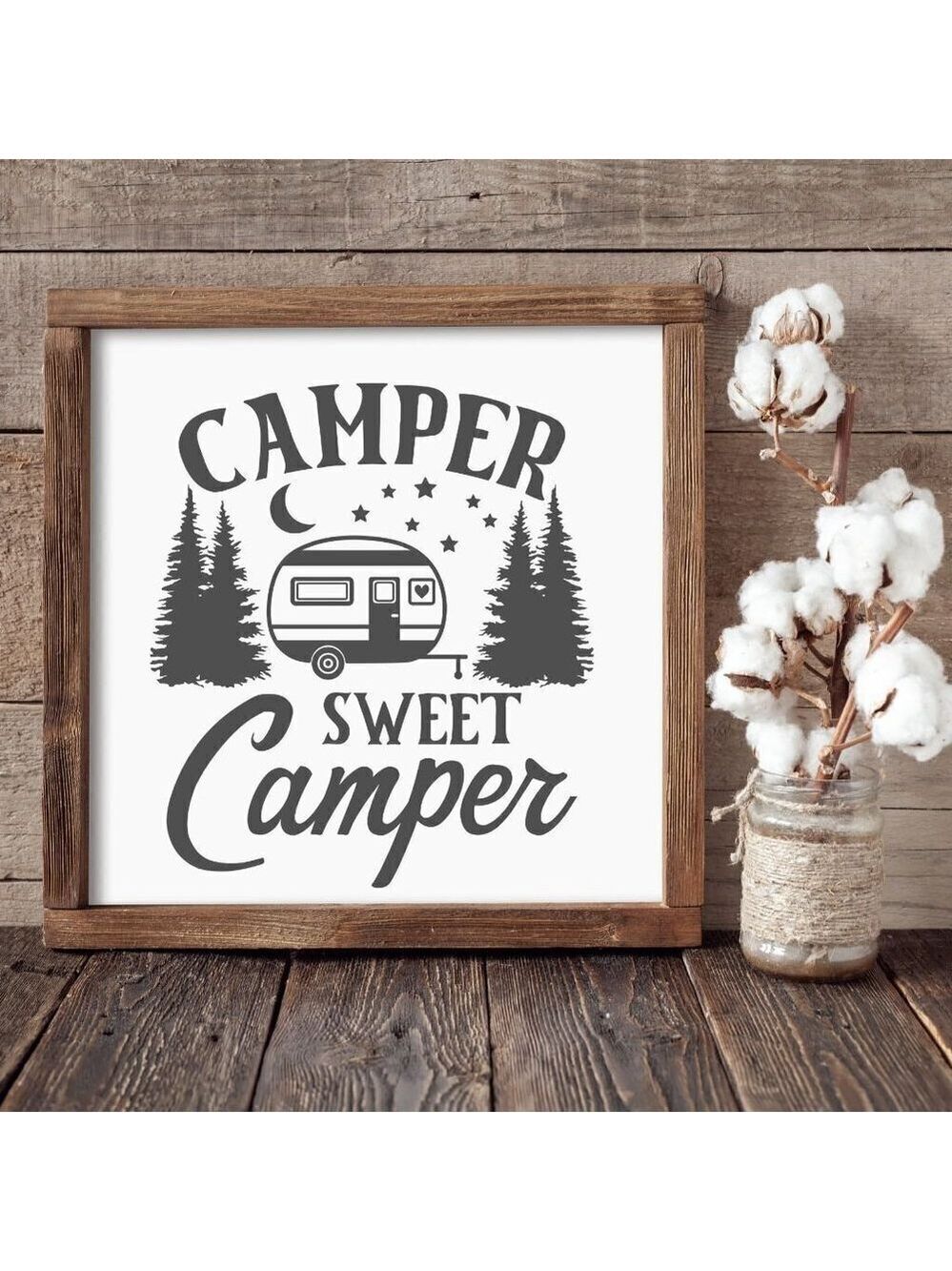 Camper Sweet Camper Hand-crafted sign